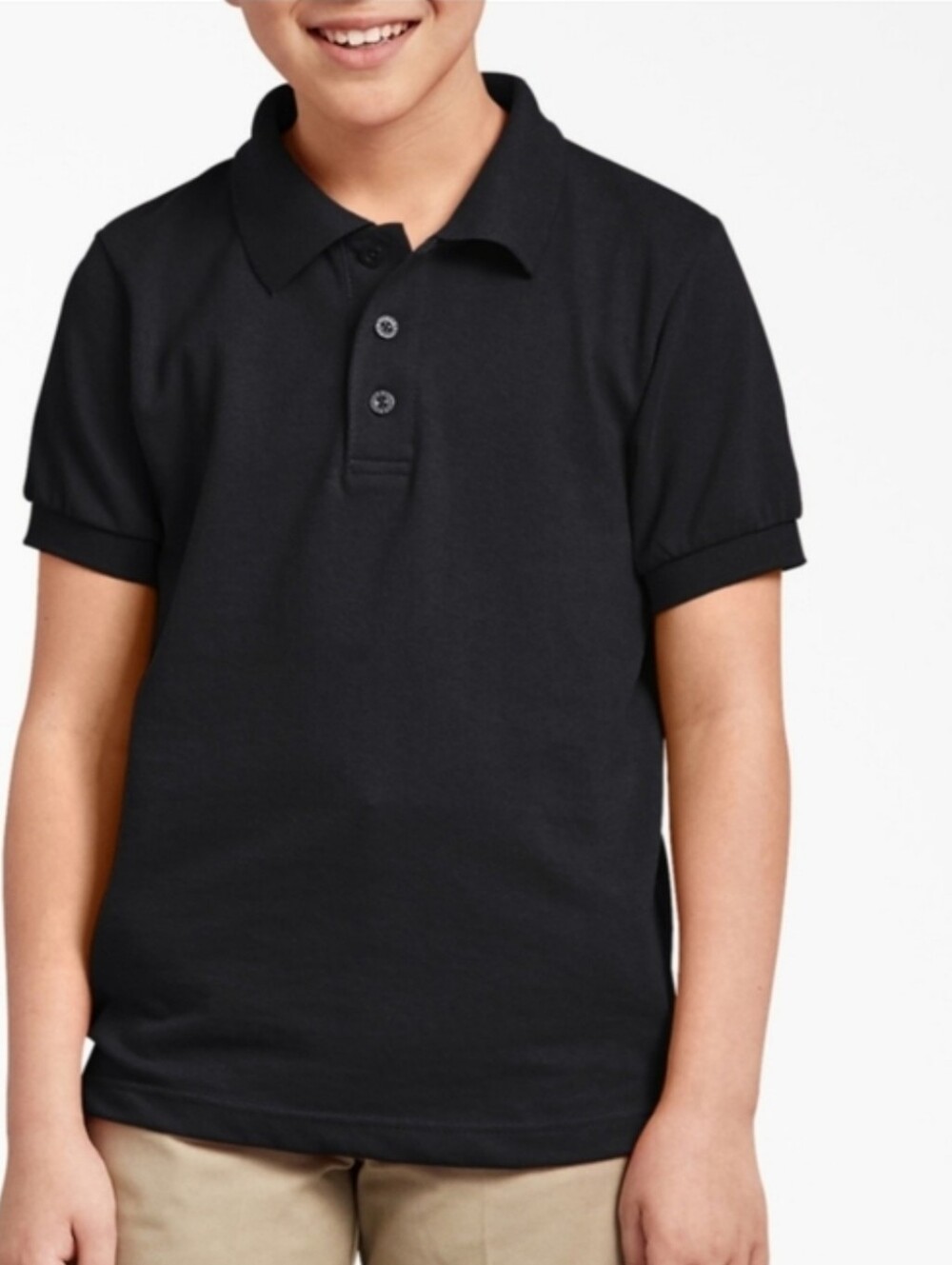 Class Club Black Short Sleeve Polo Shirt